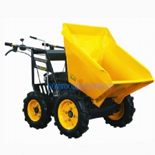 Mini concrete buggy dumper Gasoline Engine Powered 4X4 motor Wheelbarrow battery truck mini dumper